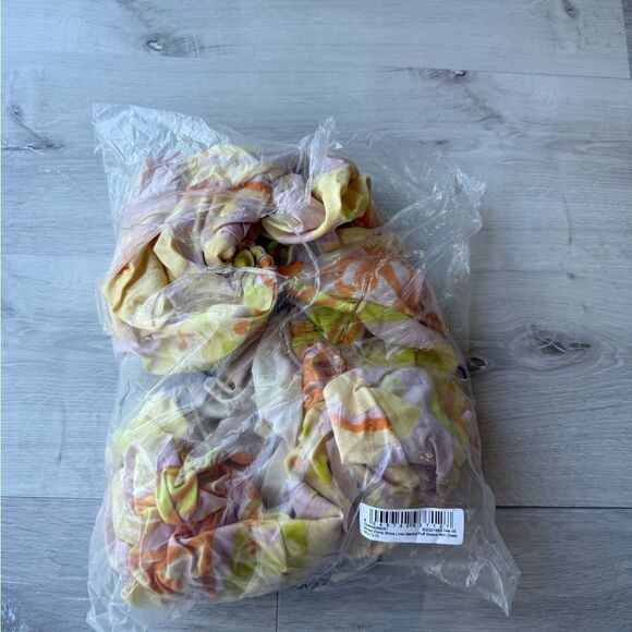 Nasty gal muted floral stripe linen bardot puff sleeve mini dress size 6 NWT - Picture 6 of 7